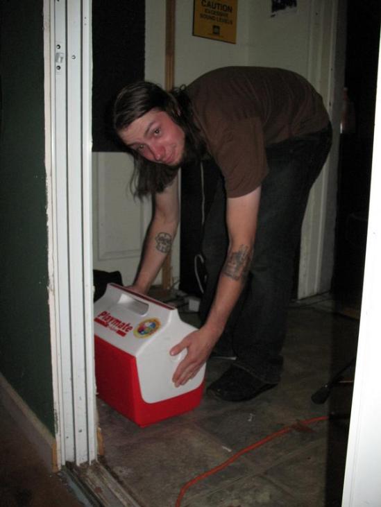 Gene - photo courtesy Kelly Gabany, taken during the recording of Vulture's 2008 self-titled EP.